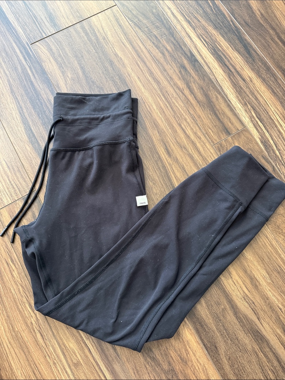 Vuori Black Active Jogger Bottoms